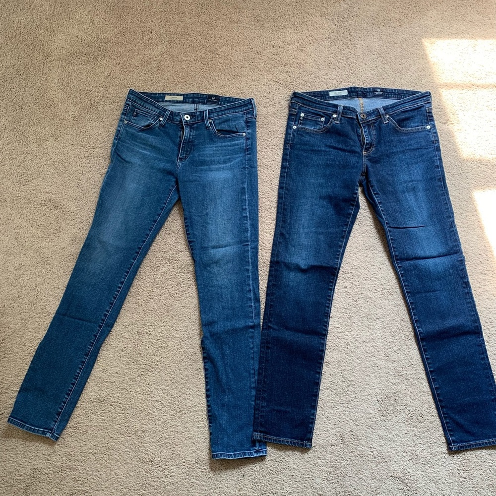 2 for 1!!! AG “The Stilt” Cigarette jean 29R